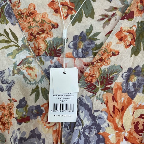 Aster Floral Midi Dress - Picture 3 of 5